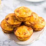 stacked egg muffins
