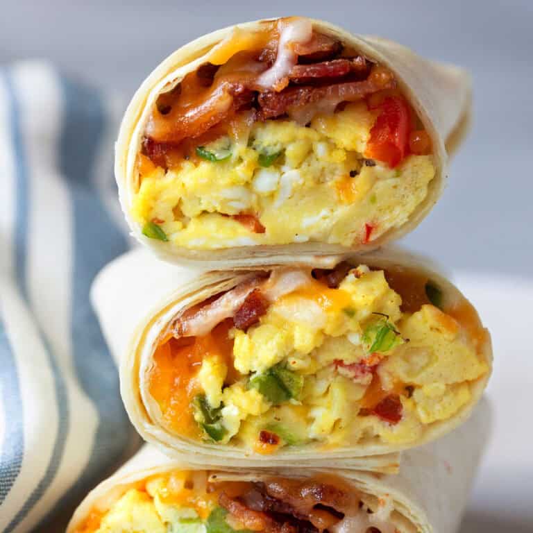 Make Ahead Breakfast Burritos (Meal Prep for 2)