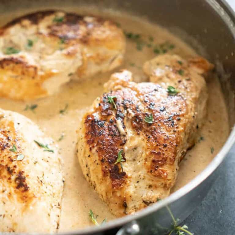 Creamy Garlic Chicken (for 2)