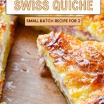 collage of quiche with recipe name overlay